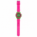 Vintage Bongo Digital Sport Watch - Hot Pink/Lime Green - Battery Required