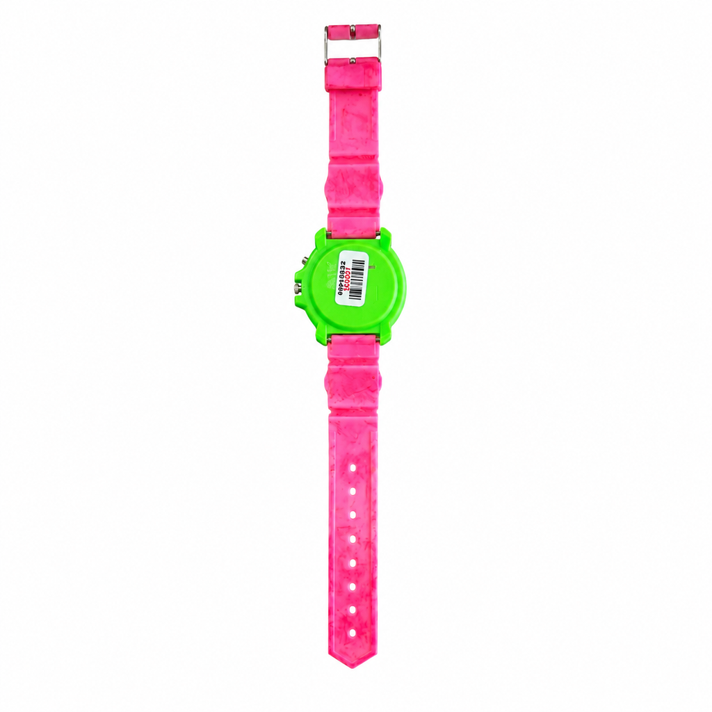Vintage Bongo Digital Sport Watch - Hot Pink/Lime Green - Battery Required