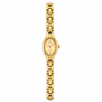 Vintage Seiko Gold-Tone Oval Dial Bracelet Watch - Battery Required