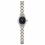 Vintage Seiko Petite Blue Dial Two-Tone Bracelet Watch - Battery Required