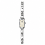Vintage Pulsar Tonneau Champagne Dial Silver-Tone Bracelet - Battery Required
