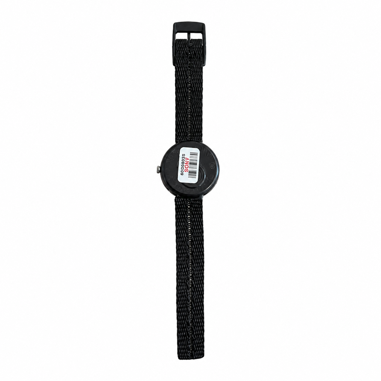 Vintage Colorful Time Teacher Quartz Watch with Black Nylon - Battery Required