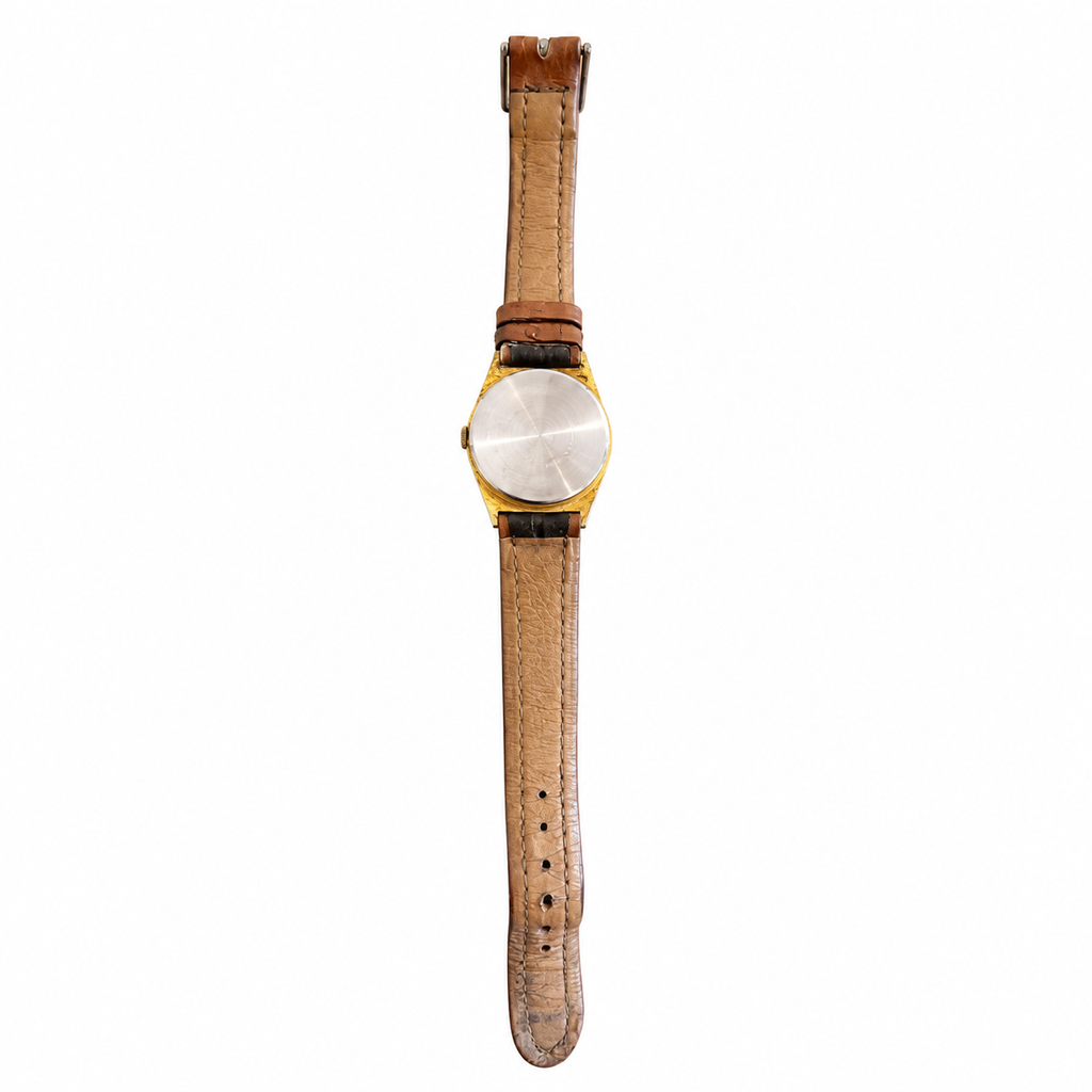 Vintage Golf Putting Green Novelty Quartz Watch with Brown - Battery Required