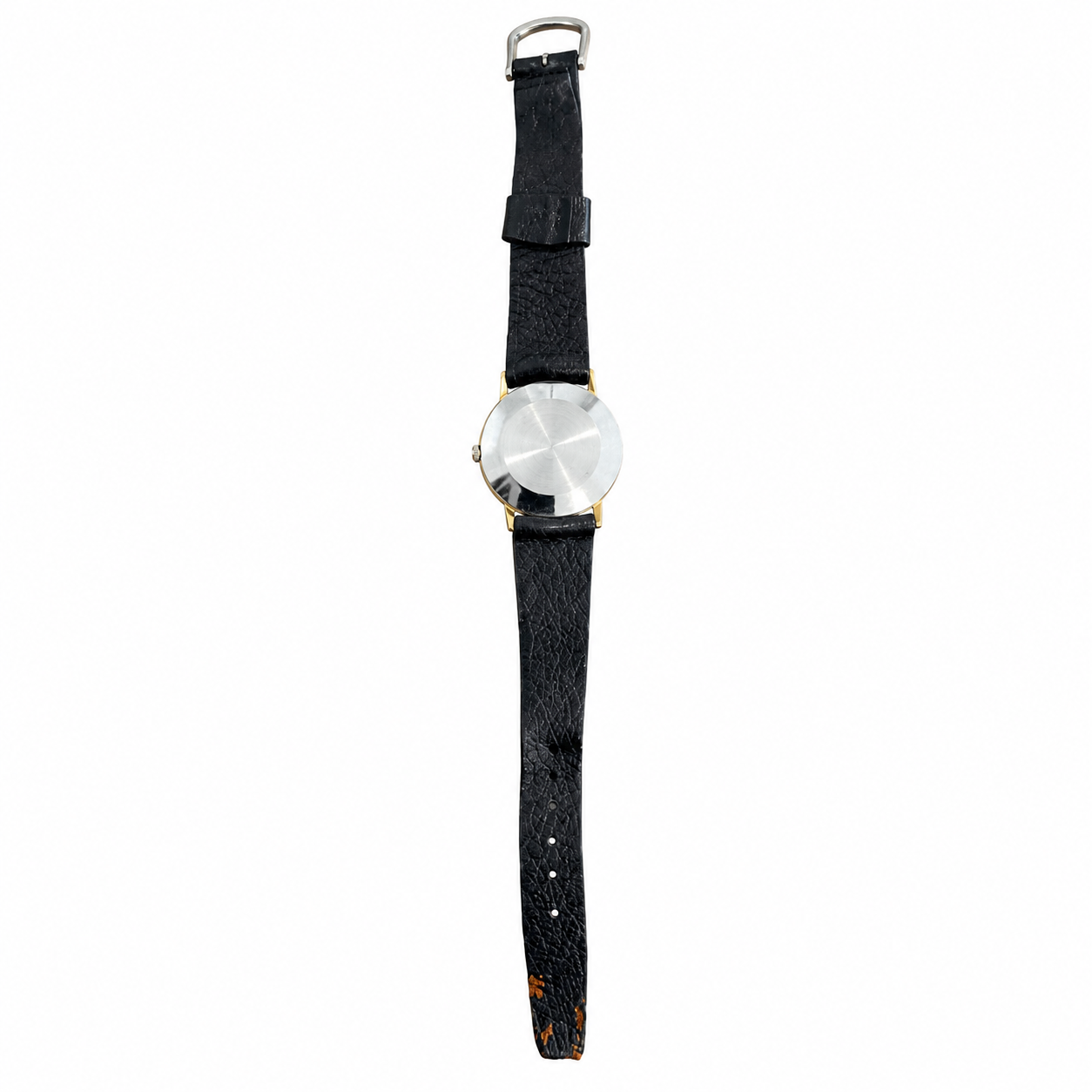 Vintage Colorful Abstract Art Dial Quartz Watch with Black - Battery Required