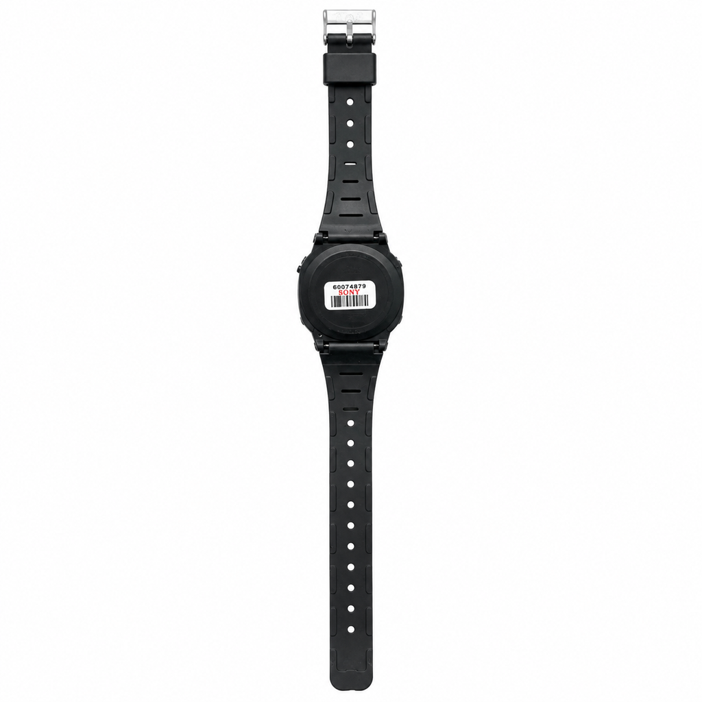Vintage Timex Quartz Black Digital Resin Strap Wristwatch - Battery Required