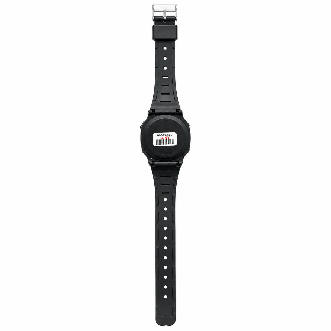 Vintage Timex Quartz Black Digital Resin Strap Wristwatch - Battery Required