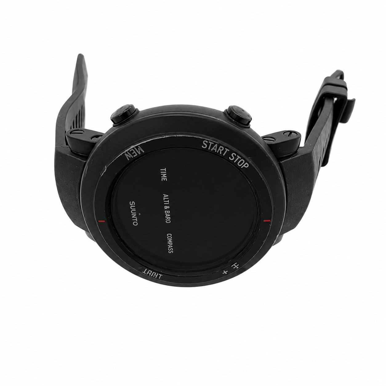 Vintage Suunto Core All Black Outdoor Digital Watch - Battery Required