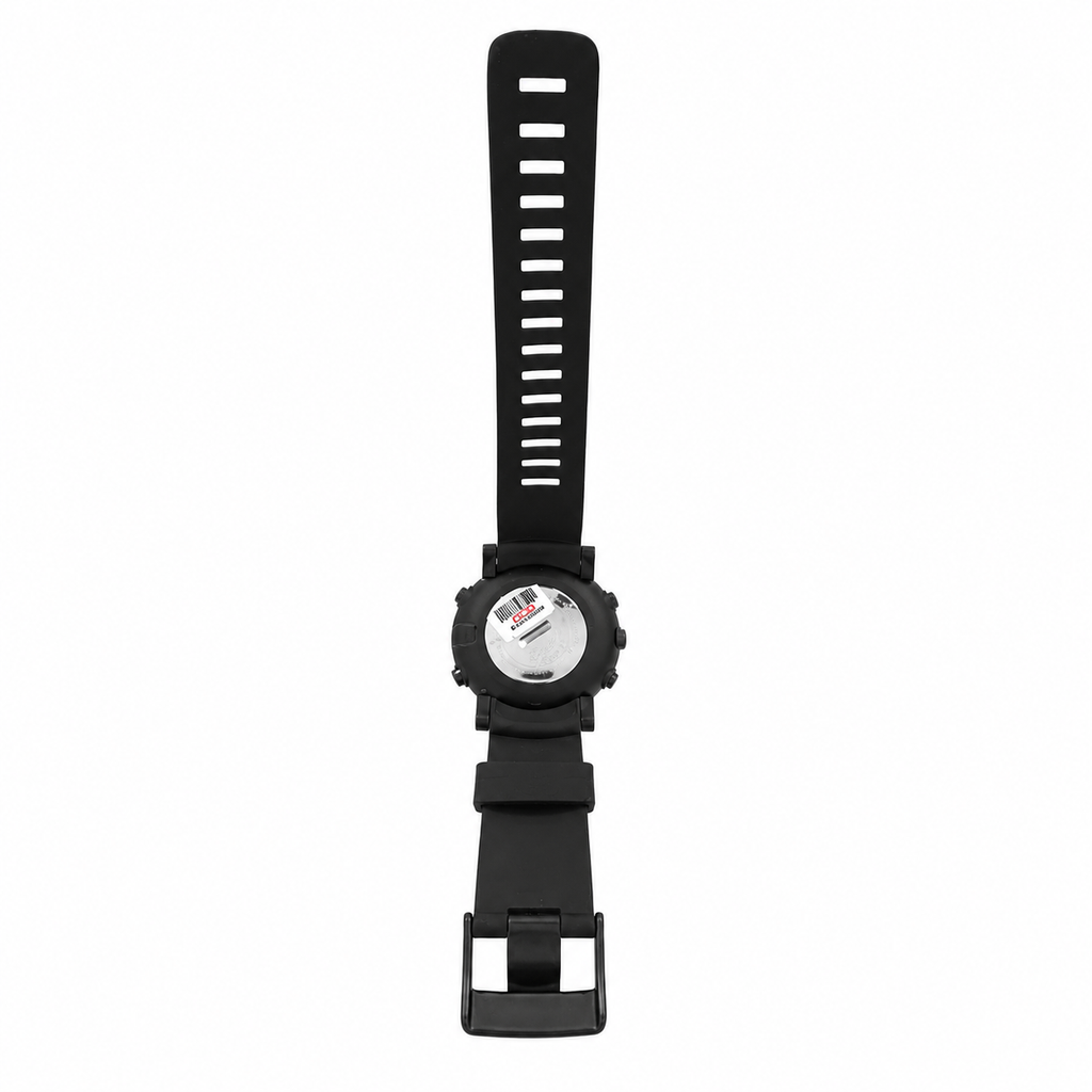 Vintage Suunto Core All Black Outdoor Digital Watch - Battery Required