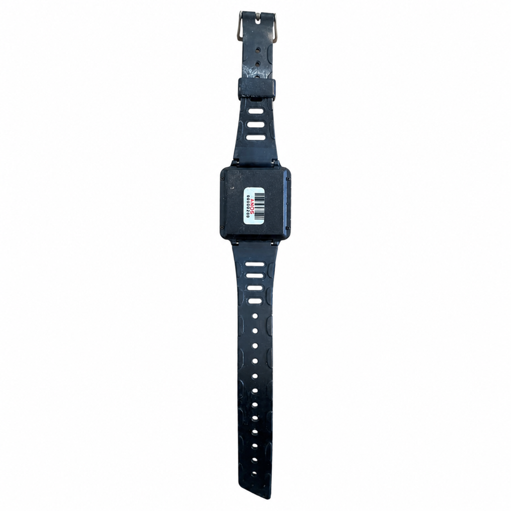Vintage Milan Black Digital Alarm Calculator Wristwatch - Battery Required