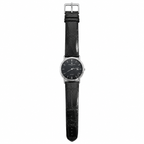 Vintage Vacheron Constantin Quartz Black Dial Leather Strap - Battery Required