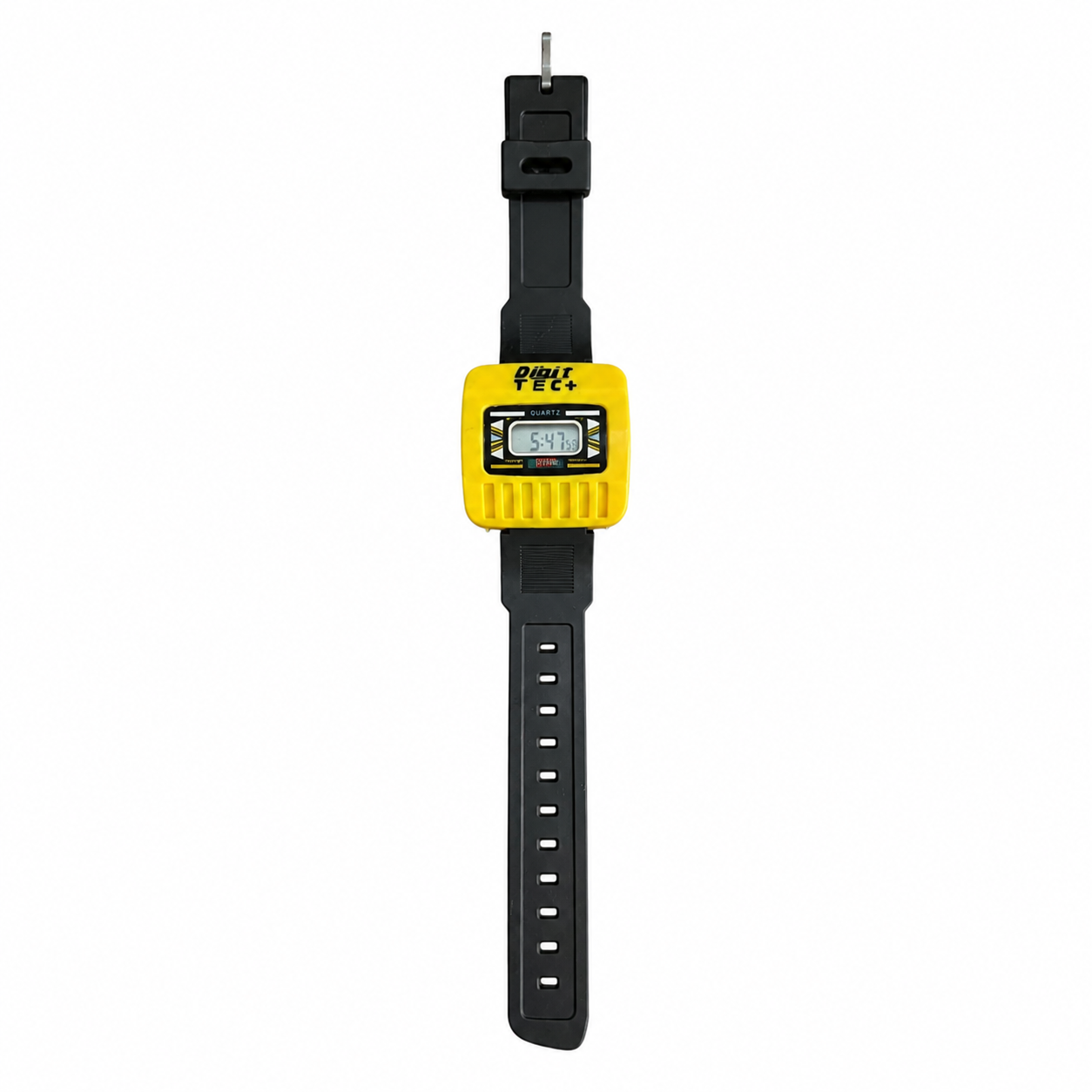 Vintage DIGIT TECH Yellow & Black Quartz Digital Wristwatch - Battery Required