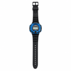 Vintage Audel Blue & Black Digital Sports Wristwatch - Battery Required