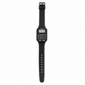 Vintage Black Quartz Digital Calculator Wristwatch - Battery Required