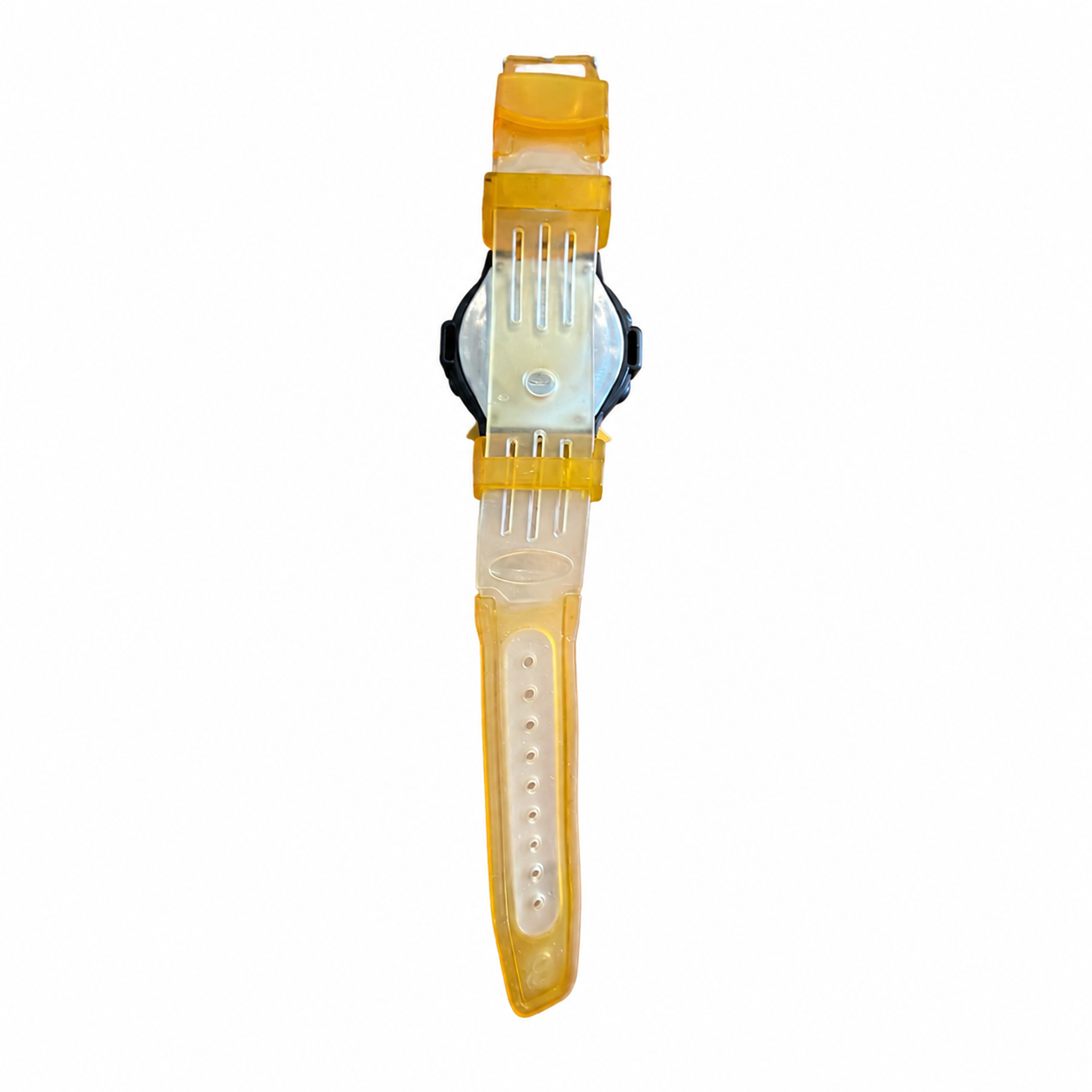 VINTAGE Yellow Translucent Digital Sports Chronograph Watch - Battery Required