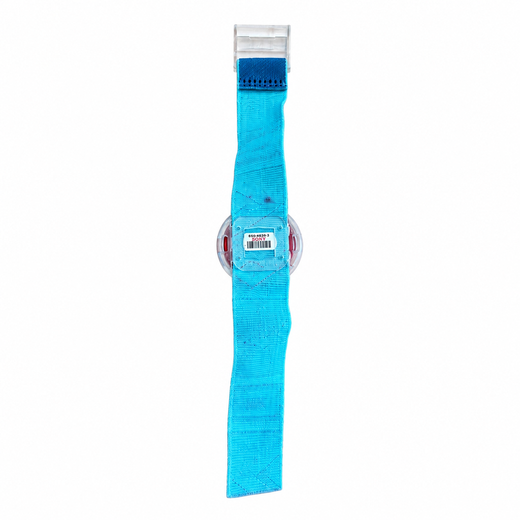 Vintage Colorful Geometric Fabric Strap Quartz Wristwatch - Battery Required