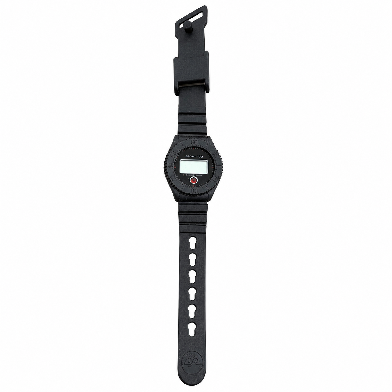 Vintage Sport 500 Black Digital Diver-Style Watch - Battery Required