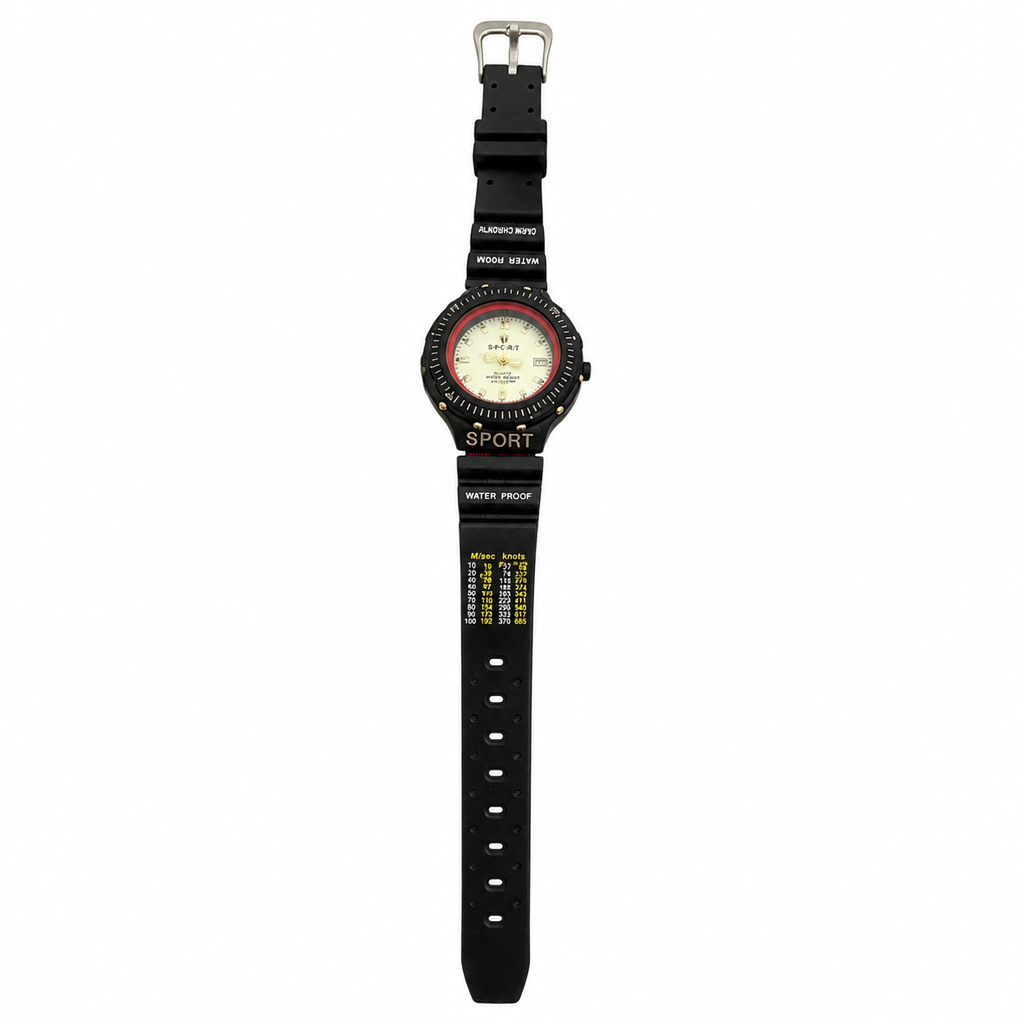 Vintage Naina Specialty Quartz 100M Sport Watch Naina - Battery Required