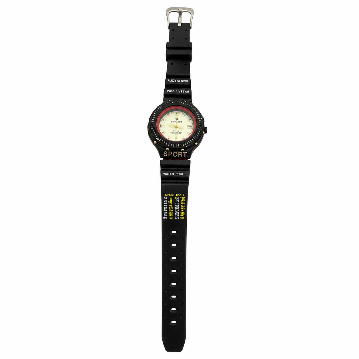 Vintage Naina Specialty Quartz 100M Sport Watch Naina - Battery Required