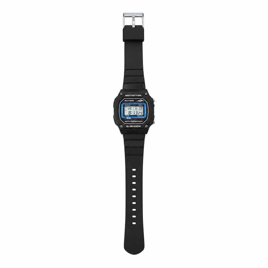 Vintage Hollywood C-Shock WP-34 Black Digital Sports Watch - Battery Required