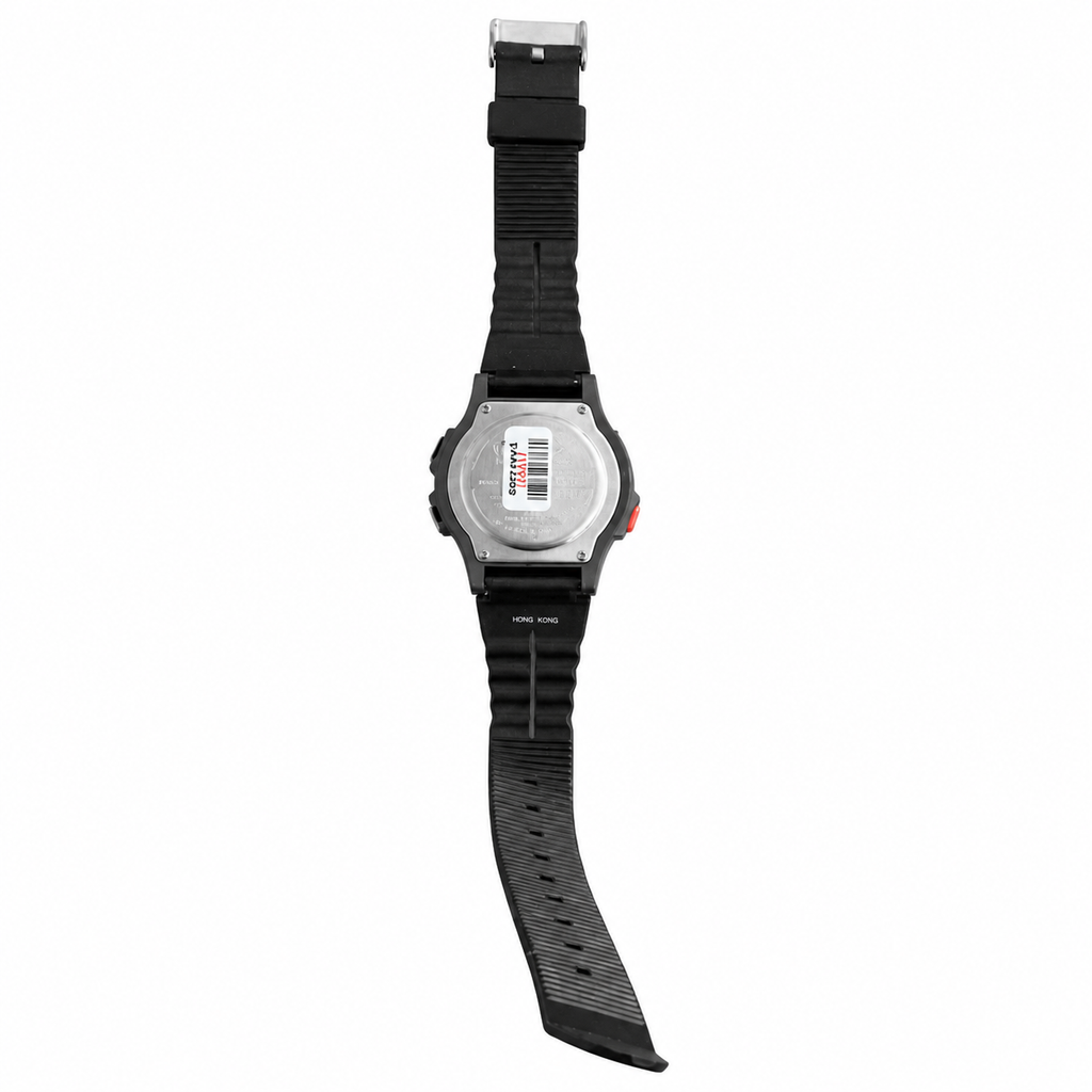 Vintage Timex Ironman T5J631 Shock Solar 50-Lap Black & Red - Battery Required
