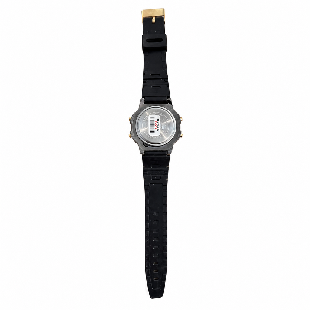 Vintage Ferarry Silver-Tone Digital Sports Watch with Black - Battery Required