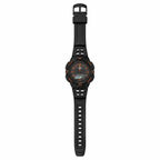 Vintage Casio AQ-S800W-1B2V Tough Solar Black & Orange - Battery Required