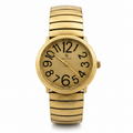 Vintage Pierre Laurent Oversized Gold-Tone Large Numeral - Battery Required