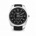 Mossimo World Time-Style Black Dial Quartz Watch with Black Strap - Requires a Battery
