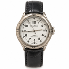 Hugo Maxx White Dial Date Japan Quartz Water-Resistant Watch - Requires a Battery