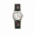 Jessica Roman Numeral Tennis Racket Pattern Quartz Watch - Requires a Battery