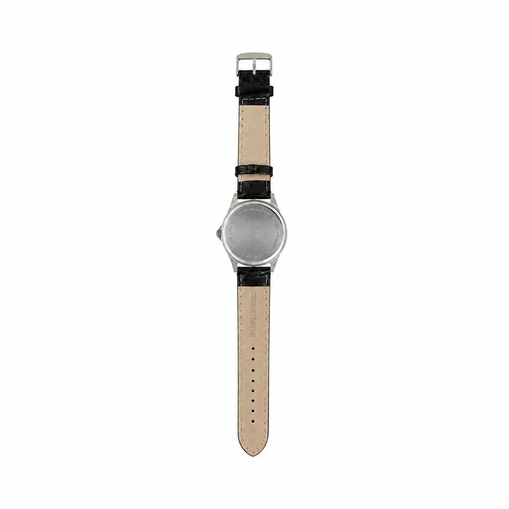 Caprice White Dial 30M Water Resistant Quartz Watch - Requires a Battery