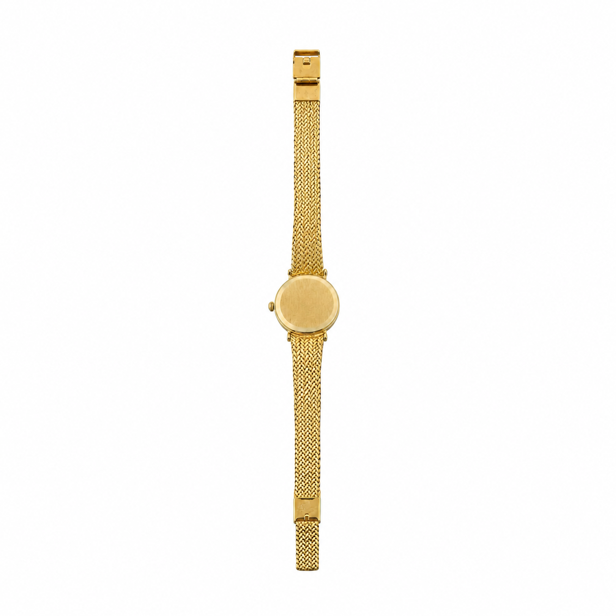 Lize Gold-Tone Crystal Bezel Black Dial Quartz Watch - Requires a Battery