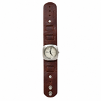 Vintage dean. Minimalist Wide Leather Cuff Quartz Watch - Requires a Battery