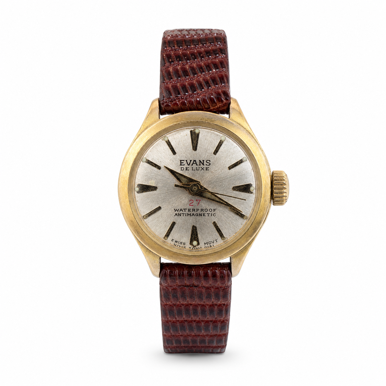 Evans De Luxe 27 Waterproof Antimagnetic Mechanical Watch - Requires Winding