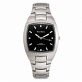 Mark Naimer MN-1075 Quartz Black Dial Stainless Steel Watch - Requires a Battery