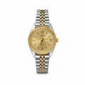 Vintage Timex Two-Tone Gold Dial Quartz Date Watch