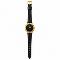 ER Gold-Tone Black Dial Quartz Watch
