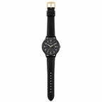 Lorus Classic Black Dial Quartz Watch — 50M