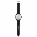 Lorus Classic Black Dial Quartz Watch — 50M