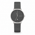 Skagen Ancher SKW6320 Grey Dial Titanium Leather Watch - Requires a Battery