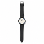 Timex White Dial Black Resin Strap Quartz Watch - Requires a Battery