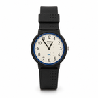 Timex White Dial Black Resin Strap Quartz Watch - Requires a Battery