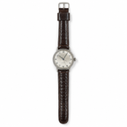 Vintage Timex Waterproof Manual Wind Silver Dial Watch - Requires Winding