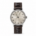 Vintage Timex Waterproof Manual Wind Silver Dial Watch - Requires Winding