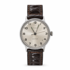 Vintage Timex Waterproof Manual Wind Silver Dial Watch - Requires Winding