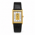 Le Sand Rectangular Gold-Tone Quartz Dress Watch - Requires a Battery