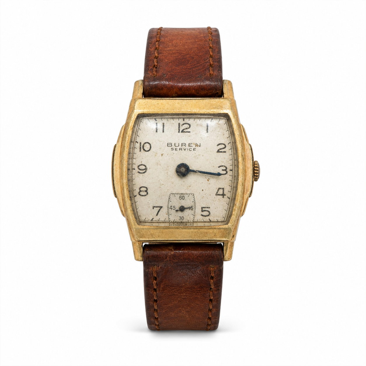 Vintage Buren Service Small Seconds Mechanical Watch - Requires Winding