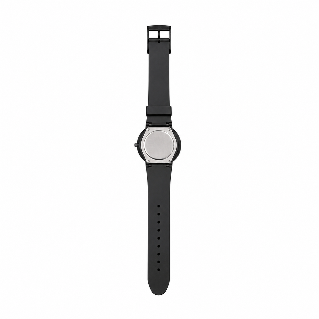 Timex White Dial Black Resin Strap Quartz Watch - Requires a Battery