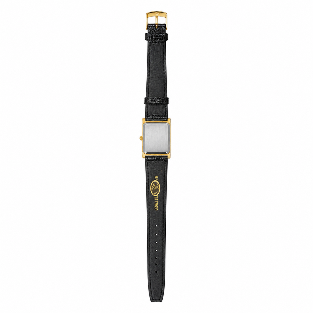Le Sand Rectangular Gold-Tone Quartz Dress Watch - Requires a Battery
