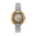 Vintage Timex Electronic Gold-Tone Cushion Case Watch - Requires a Battery